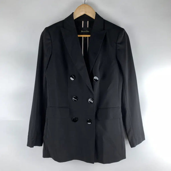 [BUNJANG] Massimo Dutti Black Blazer Jacket Size 36 / 마시모뚜띠 블랙 블레이져 자켓 36사이즈 .260929