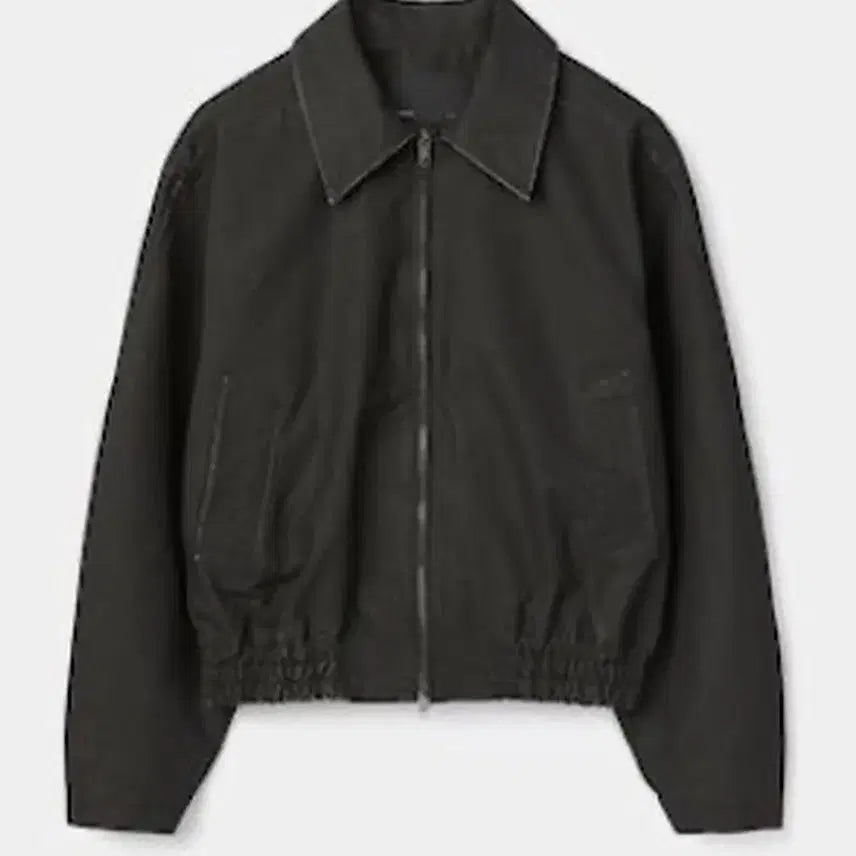[BUNJANG] Lemard Vintage Washed Blouson Jacket Black / 르마드 빈티지 워싱 블루종 자켓 블랙