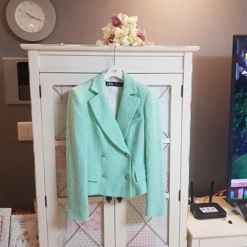 [BUNJANG] Zara Tweed Jacket Size 55 / 자라 트위드자켓/55