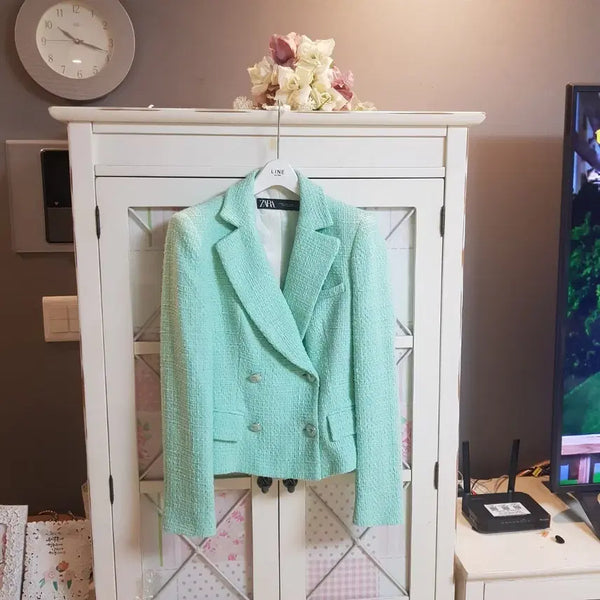 [BUNJANG] Zara Tweed Jacket Size 55 / 자라 트위드자켓/55