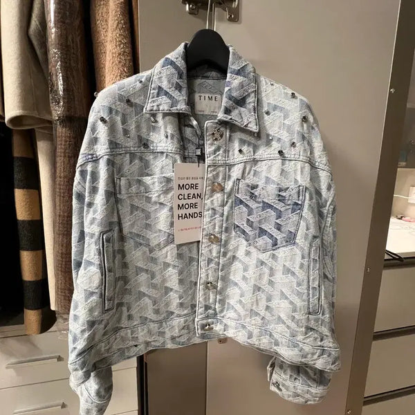 [BUNJANG] TIME Denim Jacket Size 82 (55) / 타임 데님자켓
