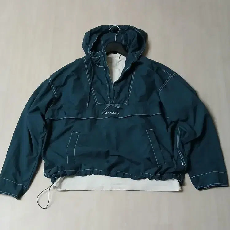 [BUNJANG] Anorak Windbreaker Jacket Navy / 아노락 바람막이