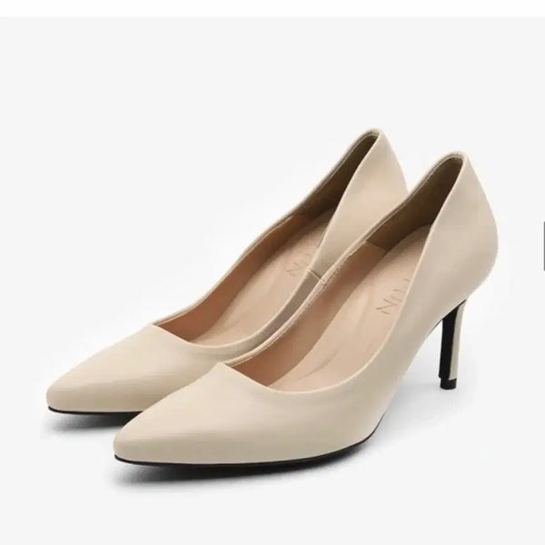 [BUNJANG] SAPPUN PTERI Basic Stiletto Heel 6cm Ivory / 사뿐 프테리 베이직 스틸레토힐 6cm 230아이보리
