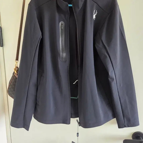 [BUNJANG] Spider Black Zip-Up Jacket / 스파이더 검정 집업 자켓