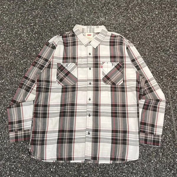 [BUNJANG] Levi's Two-Pocket Check Shirt / 리바이스 투포켓 체크셔츠 s12887