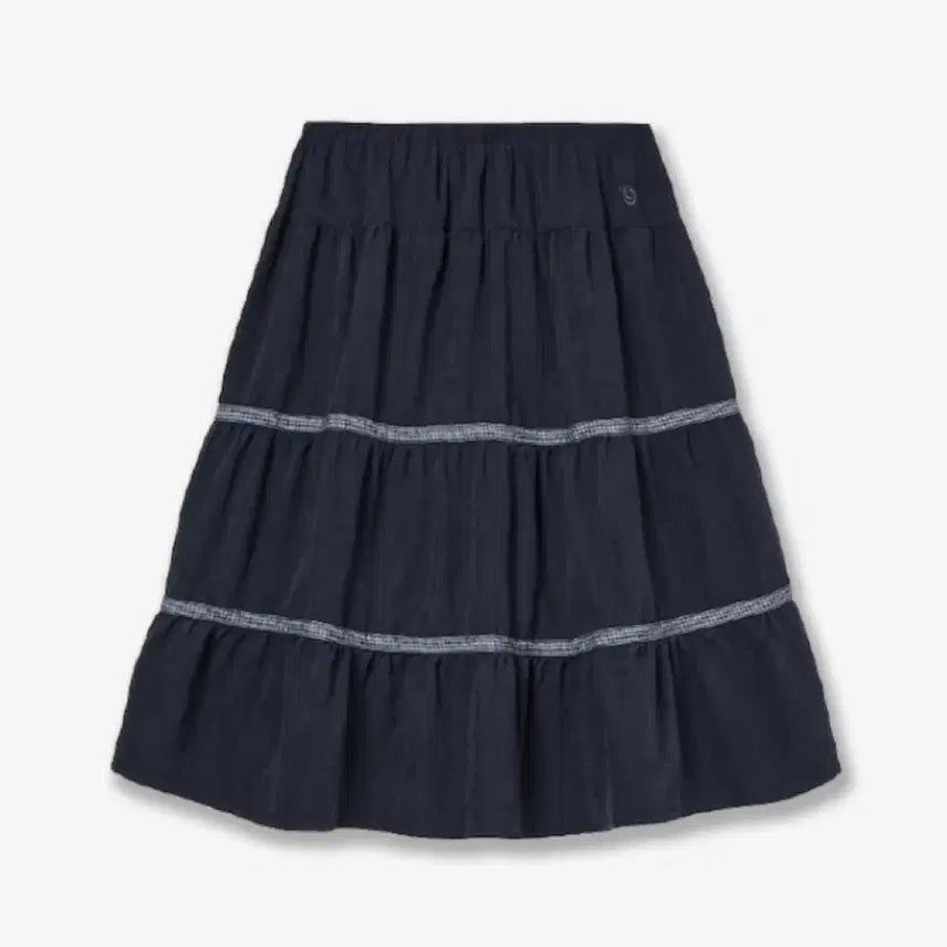 [BUNJANG] aeae Check Midi Skirt Navy / (급처)aeae 체크 미디스커트 네이비