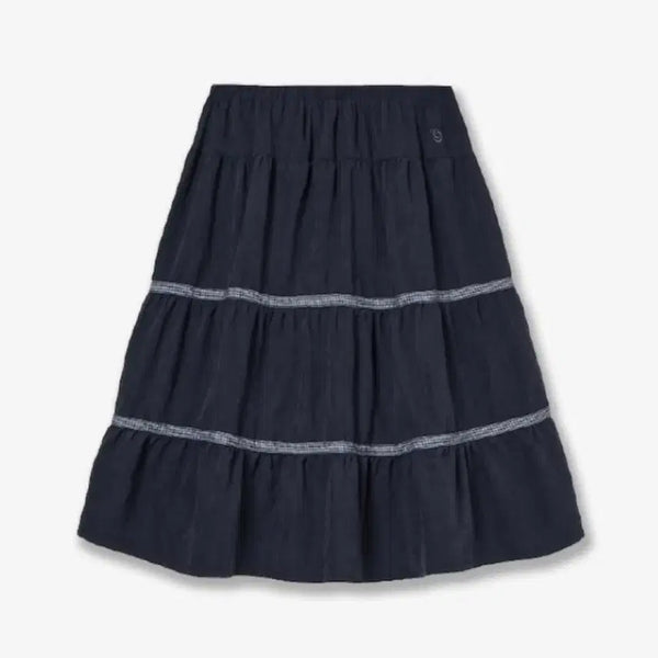 [BUNJANG] aeae Check Midi Skirt Navy / (급처)aeae 체크 미디스커트 네이비