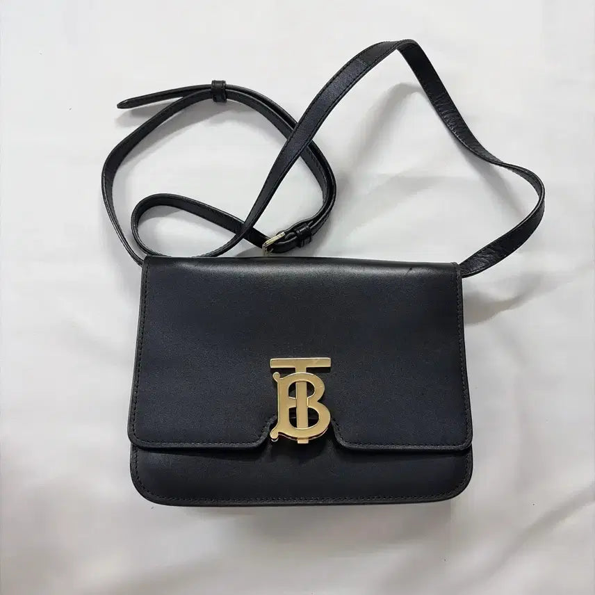 [BUNJANG] Smooth Leather TB Shoulder Bag / 스무드 레더 TB 숄더백