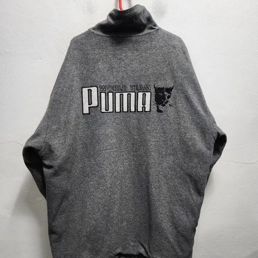 [BUNJANG] Puma Old School Reversible Fleece Jacket / (리버시블) 퓨마 올드스쿨 양면 플리스 자켓