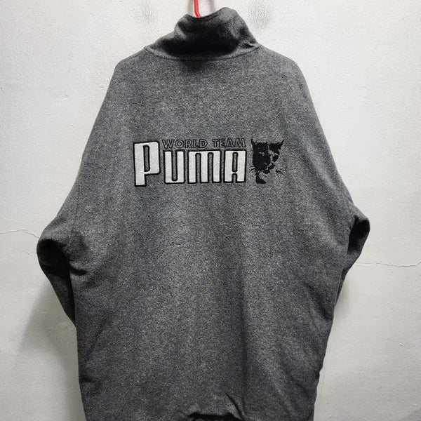 [BUNJANG] Puma Old School Reversible Fleece Jacket / (리버시블) 퓨마 올드스쿨 양면 플리스 자켓