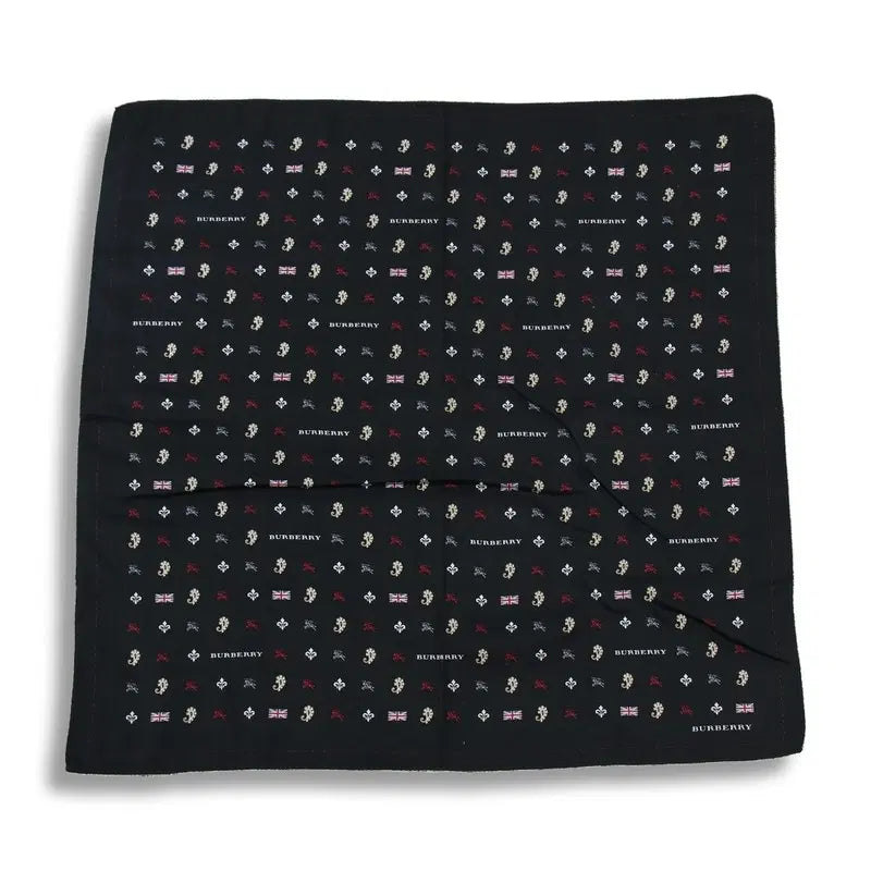 [BUNJANG] Burberry Pattern Logo Handkerchief / 버버리 (MEN - F) 패턴 로고 행커치프
