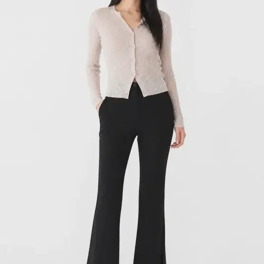 [BUNJANG] Raon Black Trousers / 여L/라온 블랙 바지