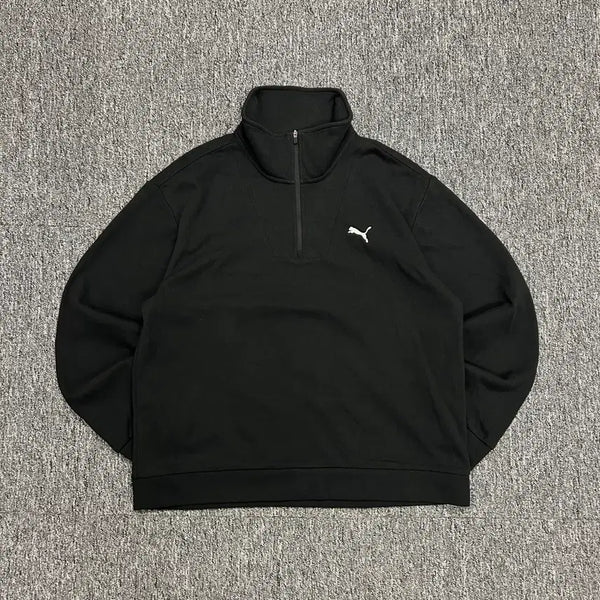 [BUNJANG] Puma Black Anorak Sweatshirt XL / 퓨마 블랙 아노락 맨투맨 XL