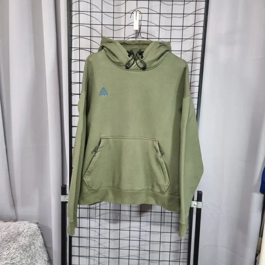 [BUNJANG] Nike ACG Pullover Hoodie Cargo Khaki / 나이키 후드티 ACG 풀오버 후드 카고 카키 아시아 L