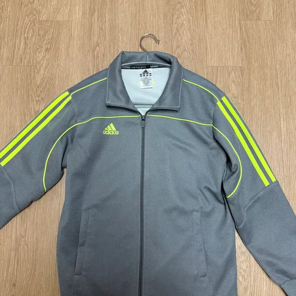 [BUNJANG] Adidas Training Zip-Up Gray/Fluorescent XS / 아디다스 트레이닝 집업 XS 그레이/형광