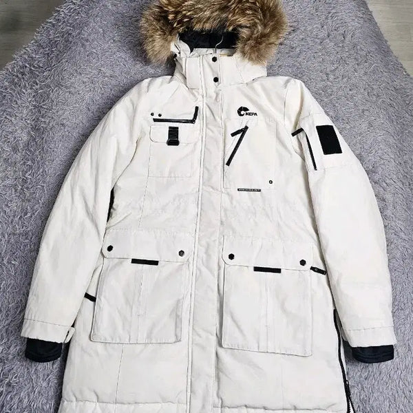 [BUNJANG] Nepa Padded Jumper White L / (U2)네파 패딩 점퍼 화이트 L