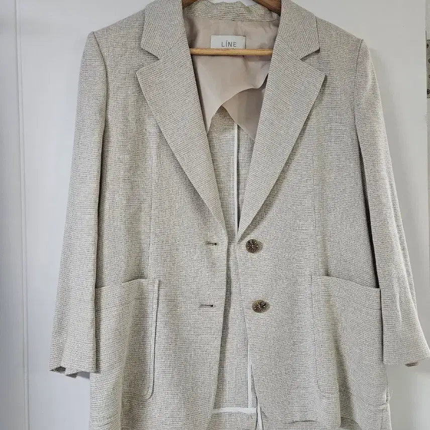 [BUNJANG] Linen Jacket / Line 린넨 자켓