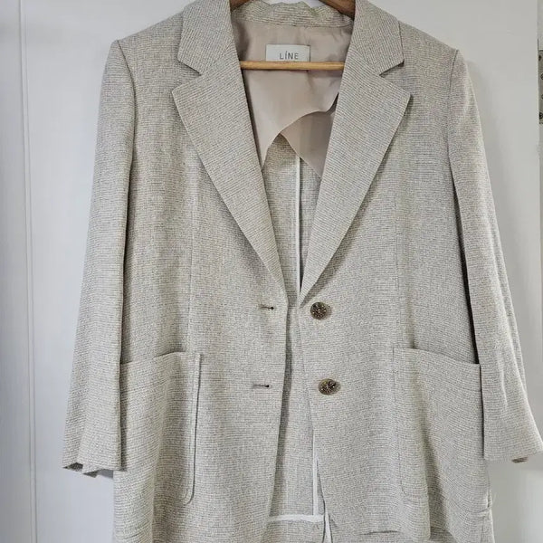 [BUNJANG] Linen Jacket / Line 린넨 자켓