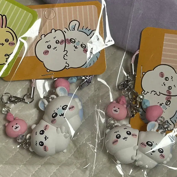 [BUNJANG] Chiikawa Momonga Magnet Keychain / 현물) 치이카와 모몽가 자석키링 판매합니다