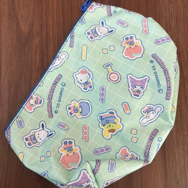 [BUNJANG] Sanrio Characters Mint Pouch / 산리오 캐릭터 파우치 민트색