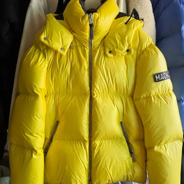 [BUNJANG] Mackage Yellow Puffer Short Padding / 맥케이지 옐로우 푸퍼 숏패딩
