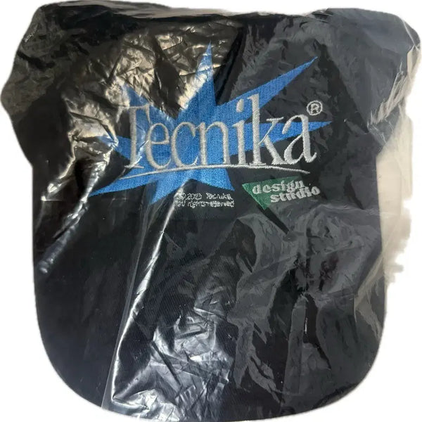 [BUNJANG] Technica Black Logo Lettering Cap / 테크니카 블랙 로고 레터링 블랙 모자 볼캡 캡