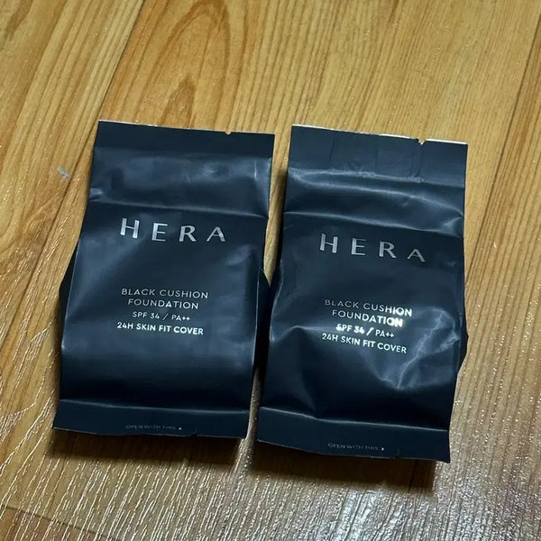 [BUNJANG] Hera Black Cushion Foundation Set / 헤라 블랙쿠션 본품리필 21c1 새제품
