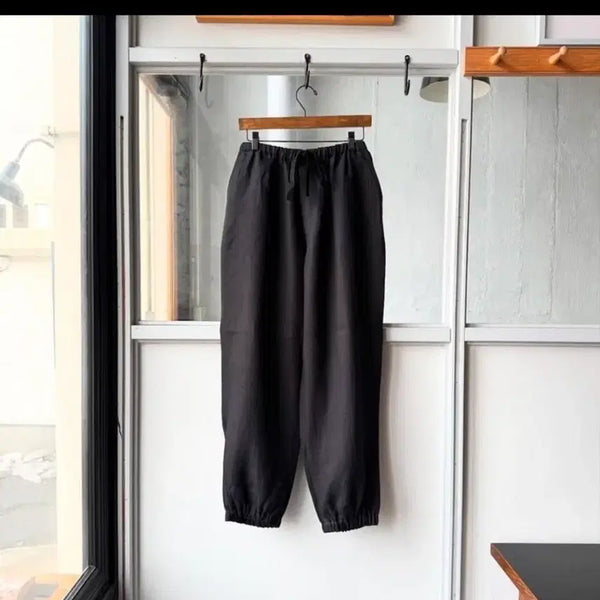 [BUNJANG] Comoli 25SS Kanapa Drawstring Pants Black Size 2 / (구함) 코모리 25ss 카나파 드로우스트링 2사이즈