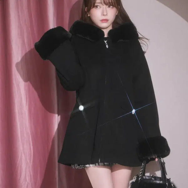[BUNJANG] Michell Macaron A-Line Jewel Coat / 미셸마카롱 A라인 비쥬 코트 / Michellmacaron 스나계 지뢰계 걸리 에블린