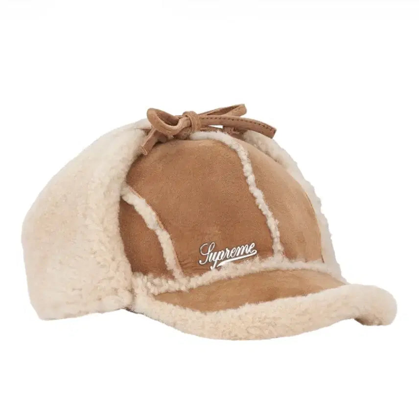 [BUNJANG] Supreme Sherring Lined Ear Flap Cap Tan 25FW / (s/m) 슈프림 셔링 라인드 이어플랩 캡 탄 - 25FW