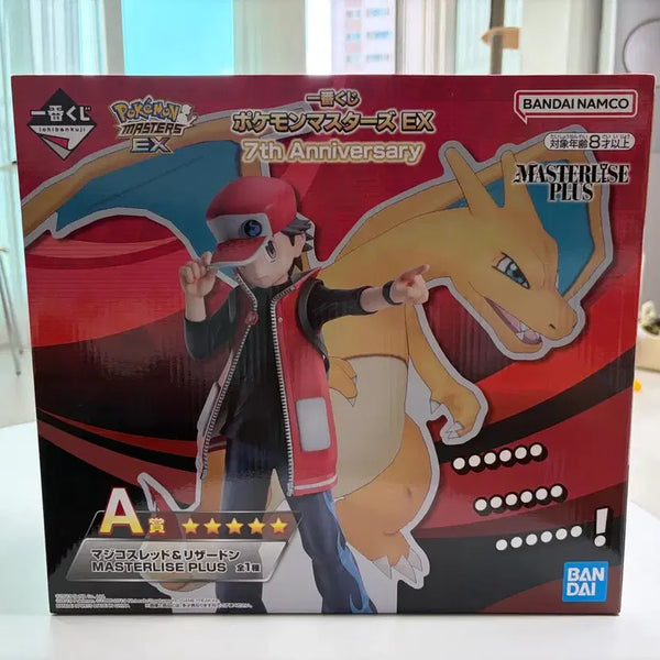 [BUNJANG] Pokemon Master Rise Plus Red & Charizard Figure / 포켓몬스터 쿠지 레드&리자몽
