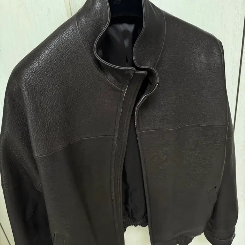 [BUNJANG] YOUTH High Neck Leather Jacket / YOUTH high neck leather jacket[S]