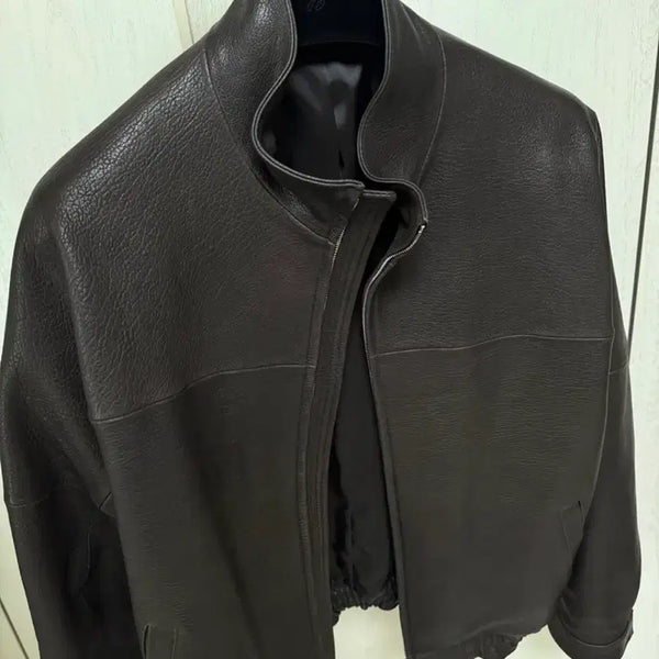[BUNJANG] YOUTH High Neck Leather Jacket / YOUTH high neck leather jacket[S]