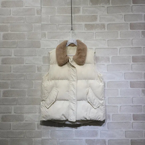 [BUNJANG] Kara Padded Vest / ㅎ2986 카라 패딩 조끼 F