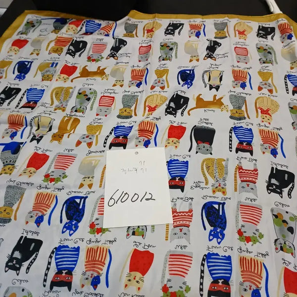 [BUNJANG] Cat Pattern Scarf / 고양이 패턴 스카프         610012