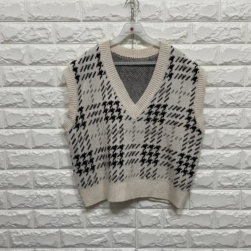 [BUNJANG] Knit Vest / @1219) 니트조끼