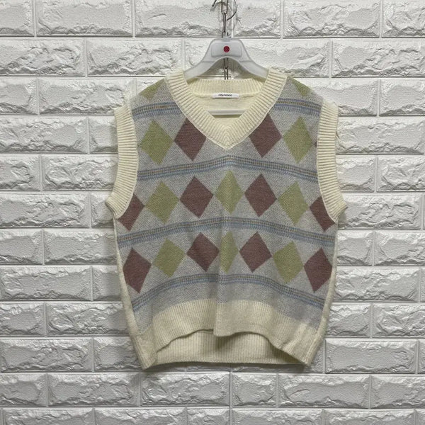 [BUNJANG] Knit Vest / @1232) 니트조끼