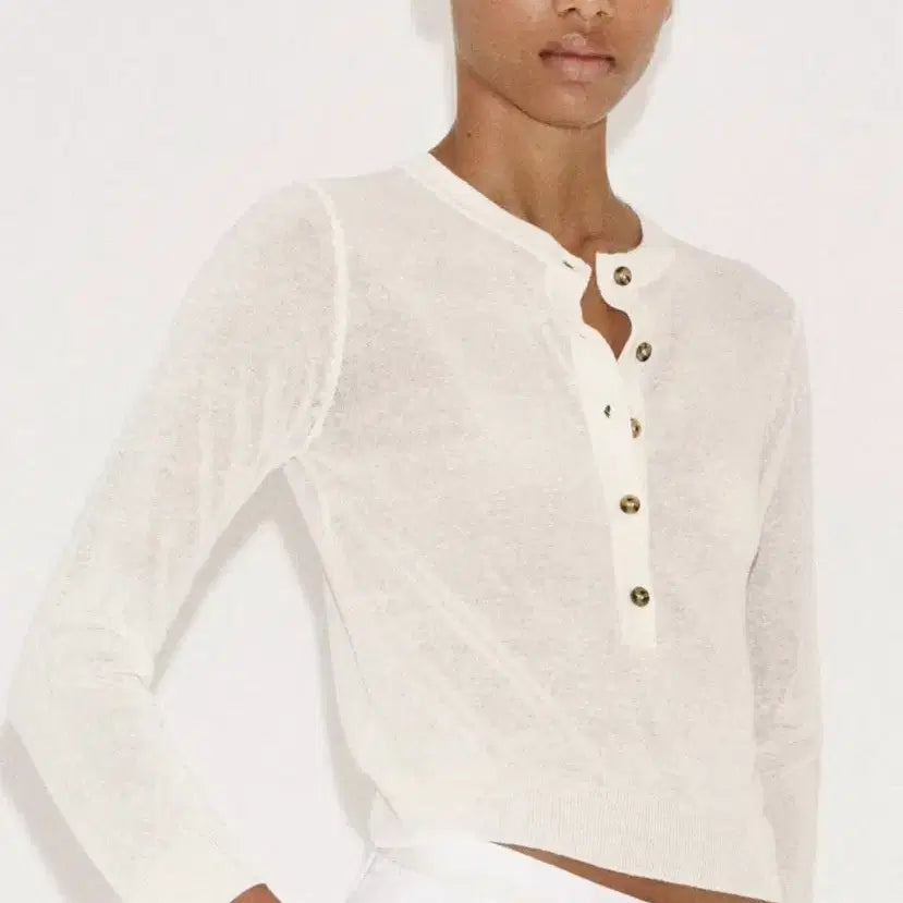 [BUNJANG] ZARA Button Knit Sweater / 자라버튼니트스웨터
