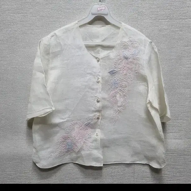 [BUNJANG] Mosi Linen Blend Blouse / y458 모시 블라우스