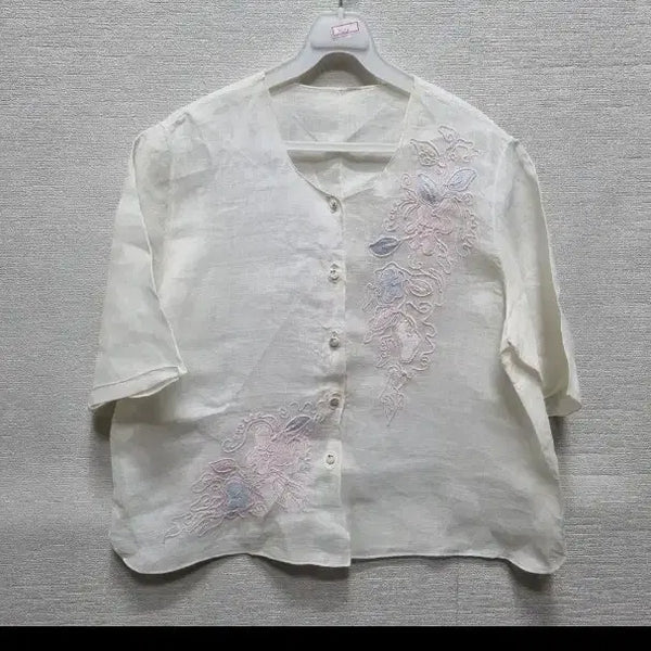[BUNJANG] Mosi Linen Blend Blouse / y458 모시 블라우스
