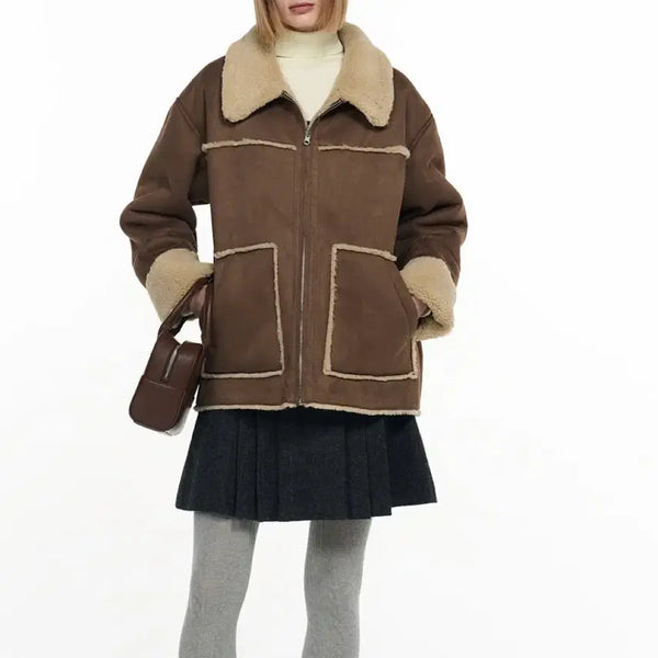 [BUNJANG] General Idea Reversible Shearling & Suede Mustang Jacket / 제너럴아이디어 양면 무스탕