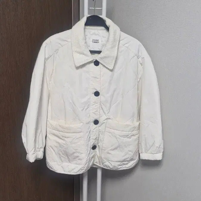 [BUNJANG] Studio Tomboy Quilted Jacket Ivory / 스튜디오톰보이 퀼팅 자켓 아이보리(신체무관)