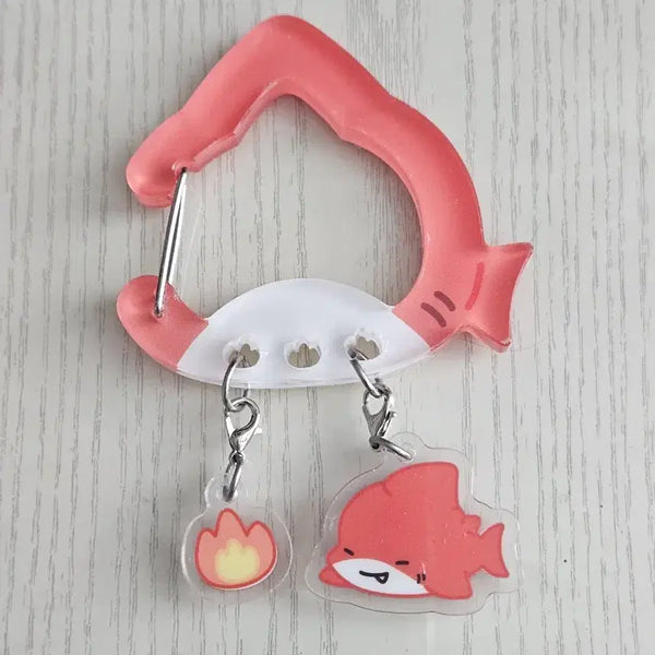 [BUNJANG] Pixelie Lader Acrylic Carabiner / 픽셀리 라더 아크릴 카라비너