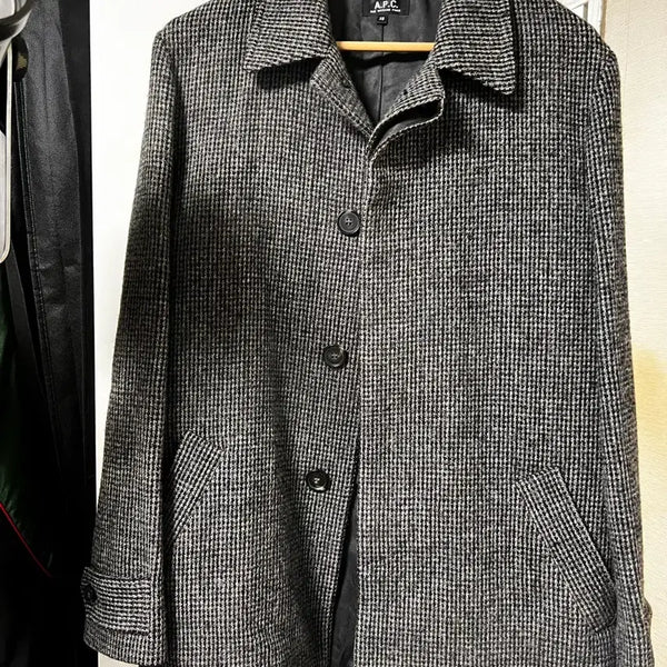 [BUNJANG] A.P.C. Harris Tweed Wool Single Coat / apc 아페쎄 해리스 트위드 싱글 코트