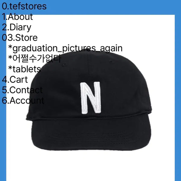 [BUNJANG] Teftstorez Medium Hat / 테프스토어즈 모자