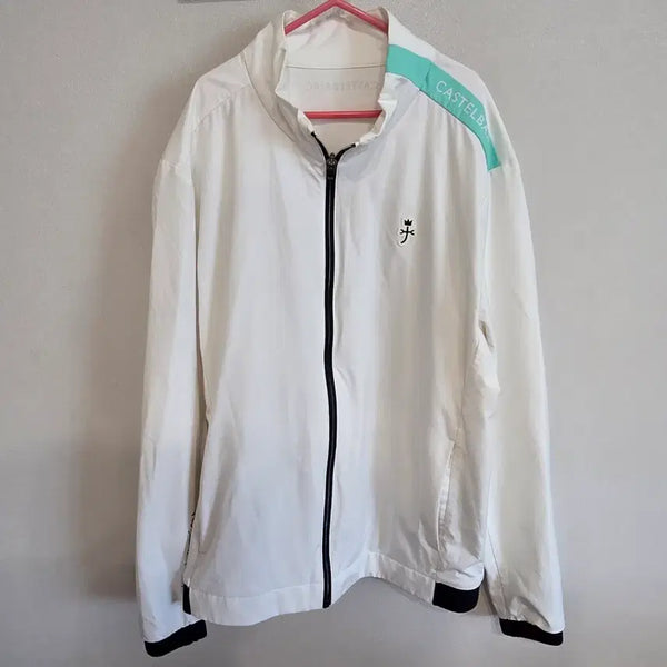 [BUNJANG] Castelbajac White Windbreaker Jacket Size 100 / 까스텔바작 흰색 바람막이 100