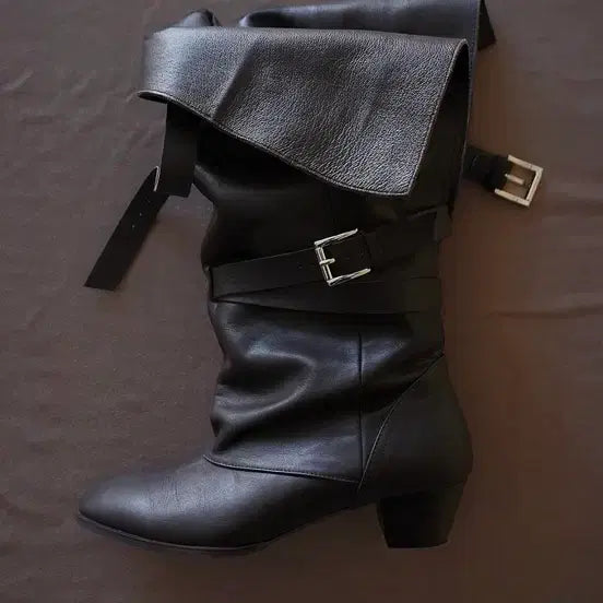 [BUNJANG] CCOMIA Slouchy Boots Deep Brown / 꼼시아 슬라우치 부츠