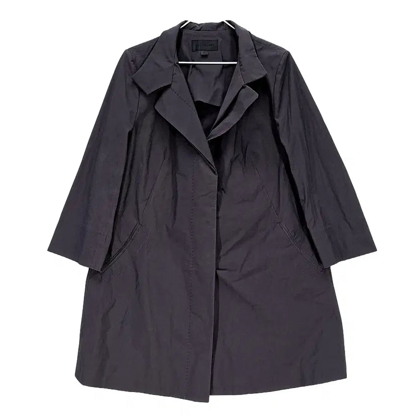 [BUNJANG] JILLSTUART 2019 Modern Trench Coat Black / 질스튜어트 95 모던한 트렌치코트 2019 상태좋음 블랙 64258