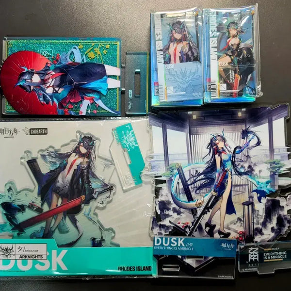 [BUNJANG] Arknights Transit Pass & Acrylic Stand Set / 명일방주 시 통행증, 아크릴스탠드 세트