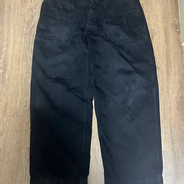 [BUNJANG] WACKO MARIA Selvage Work Pants Black / 3) 뤡코즈 셀비지 워크팬츠